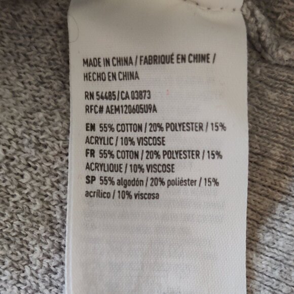 American Eagle Outfitters Ladies Crewneck Sweater - Size Small - Gray - EUC - Picture 6 of 6